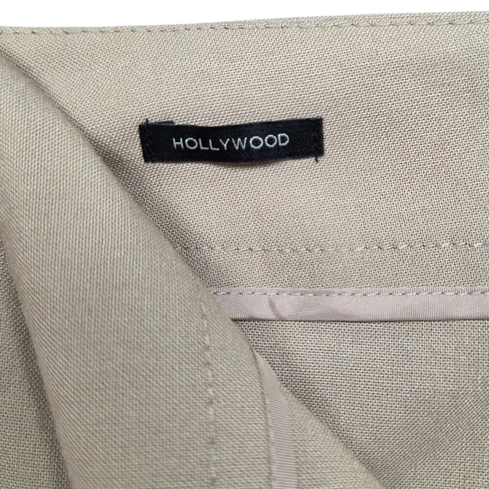 Talbots Hollywood Trouser Womens 14 Beige‎ Straight High Rise